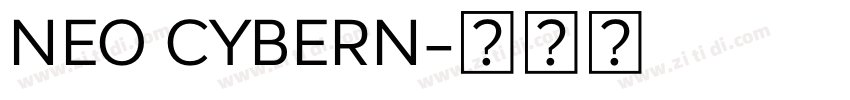 NEO CYBERN字体转换